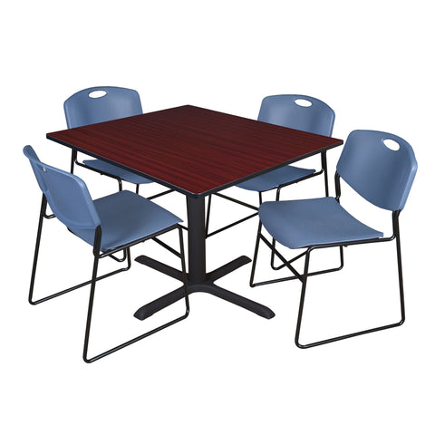 Blue|Mahogany / 48 x 48