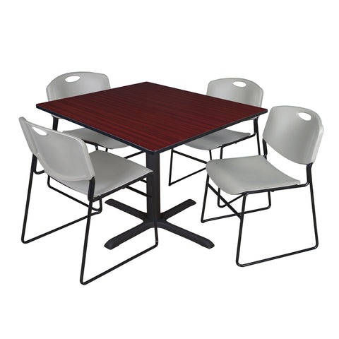 Grey|Mahogany / 48 x 48