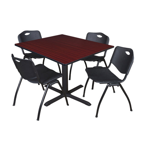 Black|Mahogany / 48 x 48
