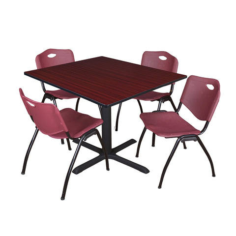 Burgundy|Mahogany / 48 x 48