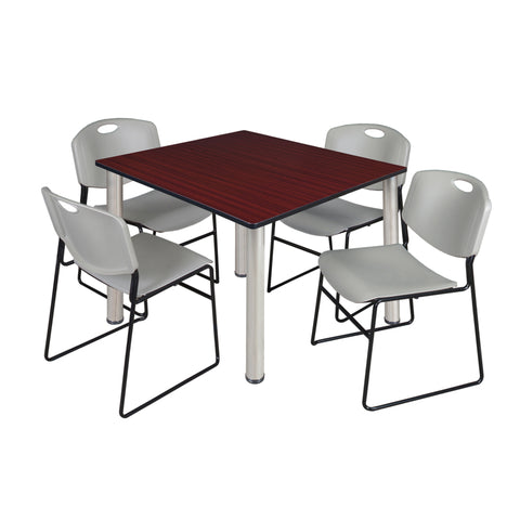 Chrome|Grey|Mahogany / 48 x 48