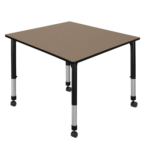 Regency Kee 30 in. Square Height Adjustable Mobile Classroom Activity Table