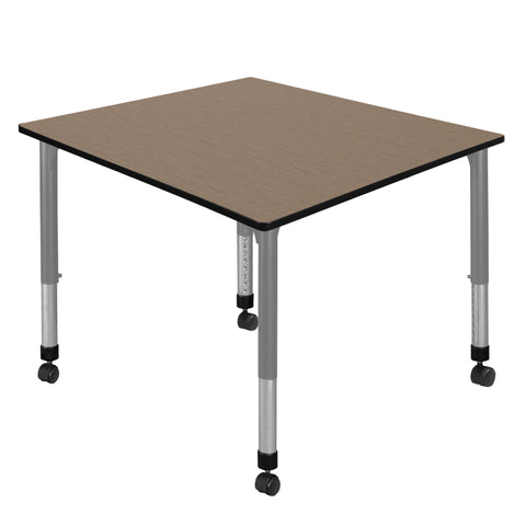 Regency Kee 30 in. Square Height Adjustable Mobile Classroom Activity Table