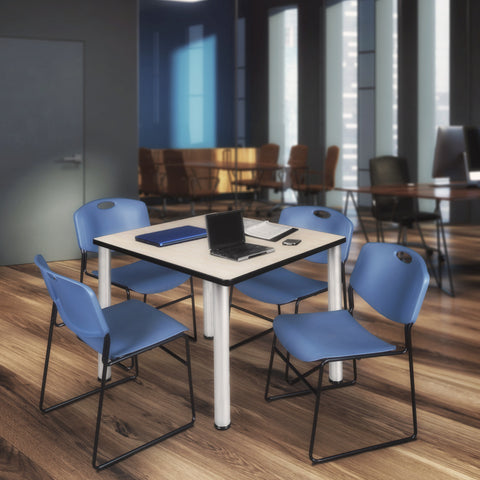 Blue|Chrome|Maple / 48 x 48