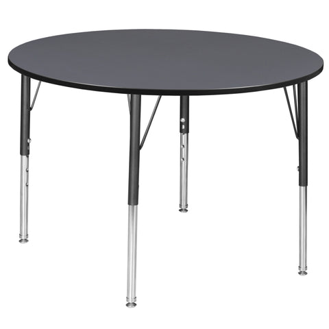 Regency Campus Round Adjustable Height 22-31 in. Classroom Activity Table