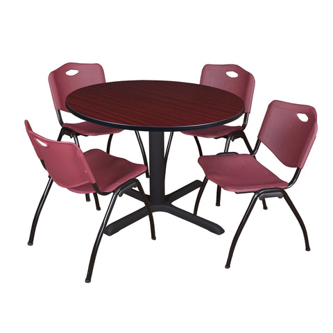 Burgundy|Mahogany / 48 x 48