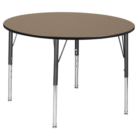 Regency Campus Round Adjustable Height 22-31 in. Classroom Activity Table