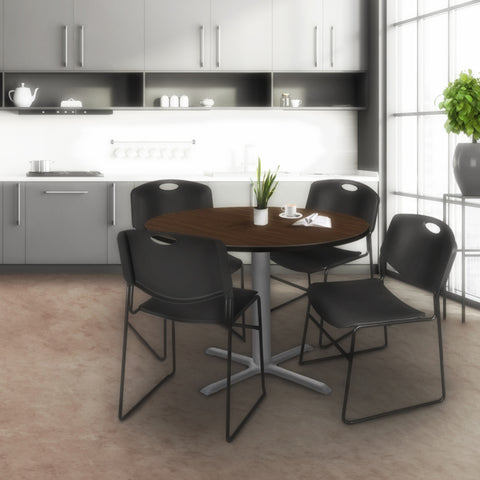 Neo Walnut / Grey / 48 x 48