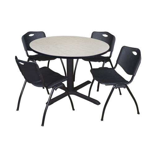 Black|Maple / 48 x 48