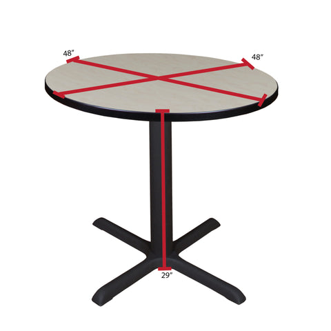 Maple / Black / 48 x 48