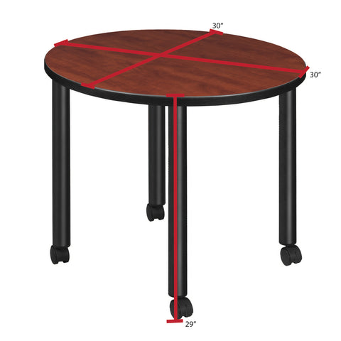 Black|Cherry / 30 x 30 Round