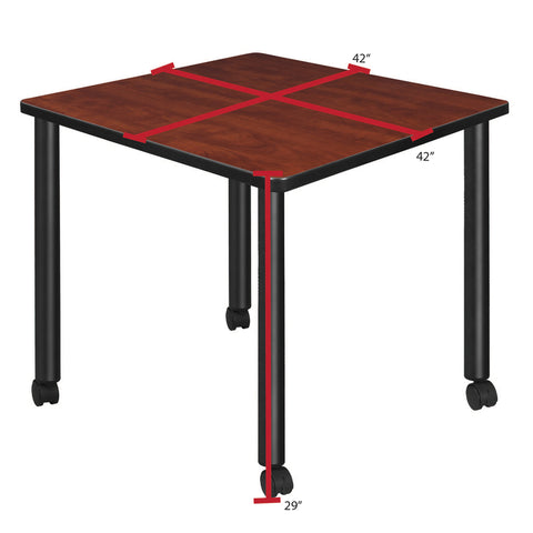 Black|Cherry / 42 x 42 Square