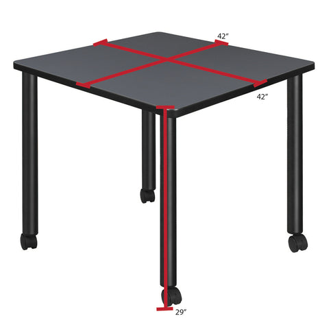 Black|Grey / 42 x 42 Square