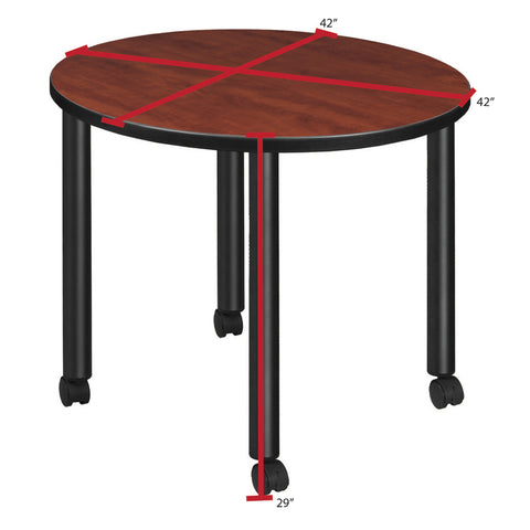 Black|Cherry / 42 x 42 Round