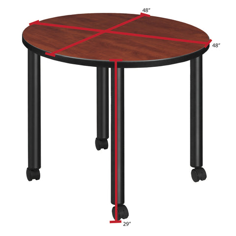Black|Cherry / 48 x 48 Round