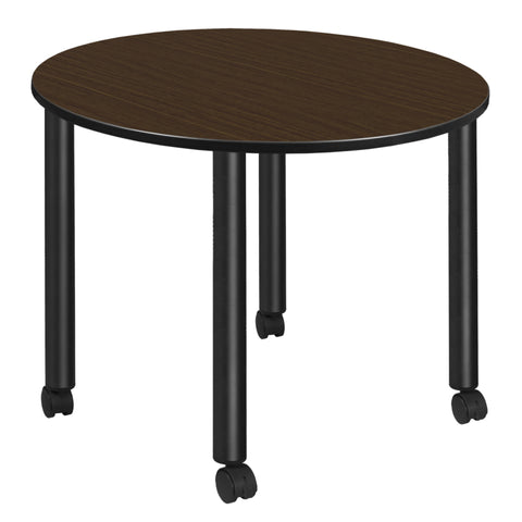 Black|Neo Walnut / 48 x 48 Round