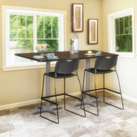 Neo Walnut / Grey / 30 x 30 Square