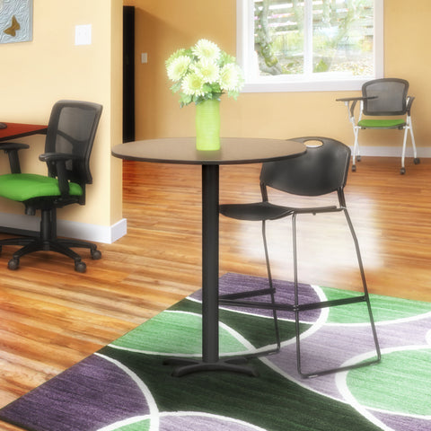 Noble Oak / Black / 30 x 30 Round