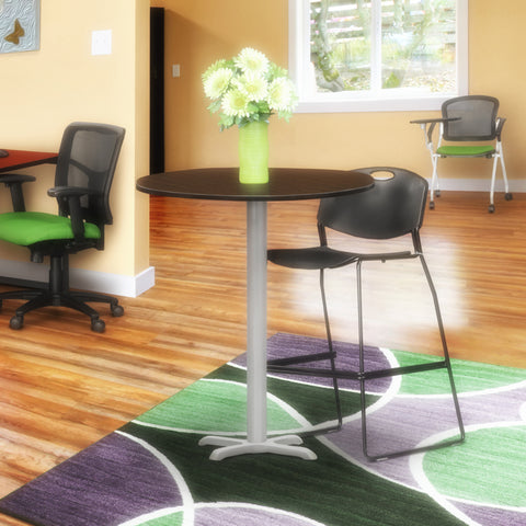 Neo Walnut / Grey / 30 x 30 Round