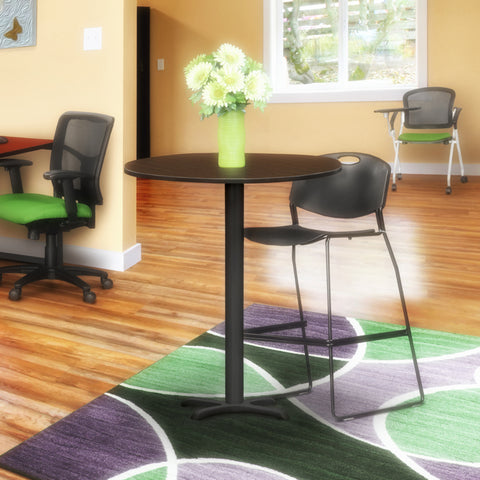 Neo Walnut / Black / 30 x 30 Round