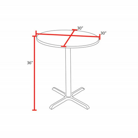 Noble Oak / Grey / 30 x 30 Round