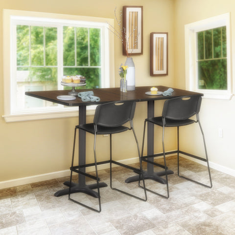 Neo Walnut / Black / 36 x 36 Square