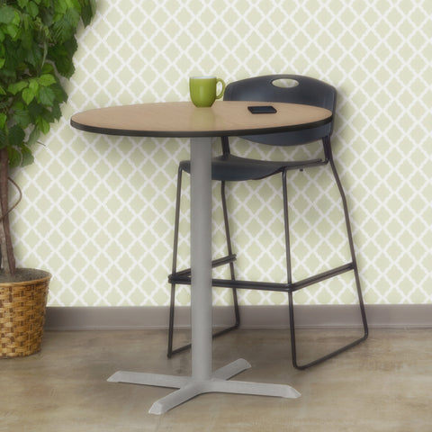 Noble Oak / Grey / 36 x 36 Round