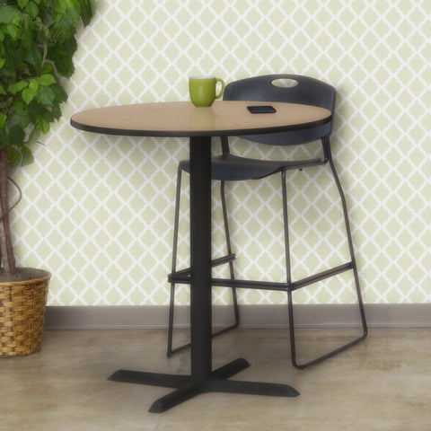 Noble Oak / Black / 36 x 36 Round