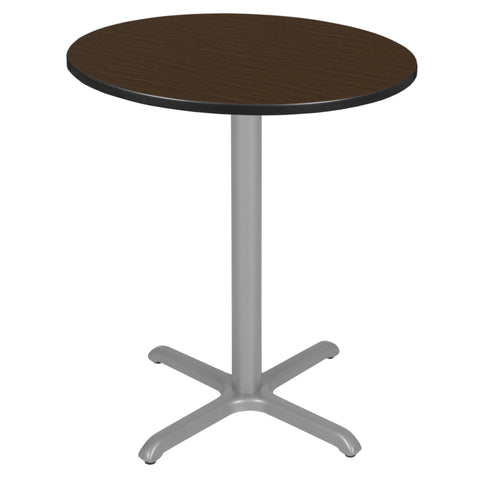 Neo Walnut / Grey / 36 x 36 Round