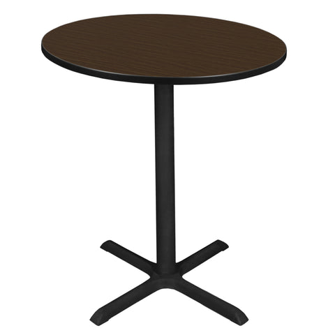 Neo Walnut / Black / 36 x 36 Round