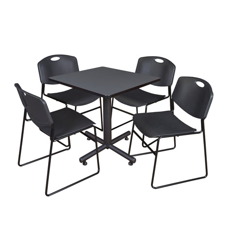Grey / Black / 30 x 30 Square