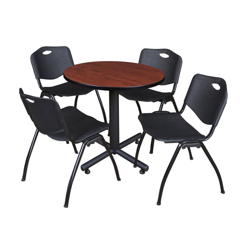Cherry / Black / 30 x 30 Round