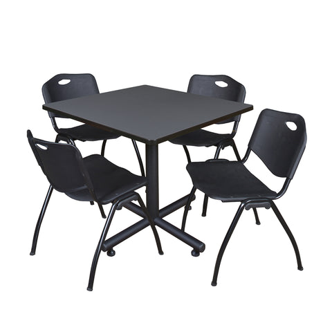 Grey / Black / 36 x 36 Square