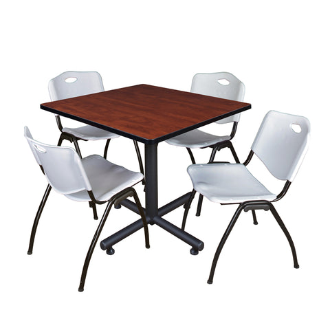 Cherry / Grey / 42 x 42 Square