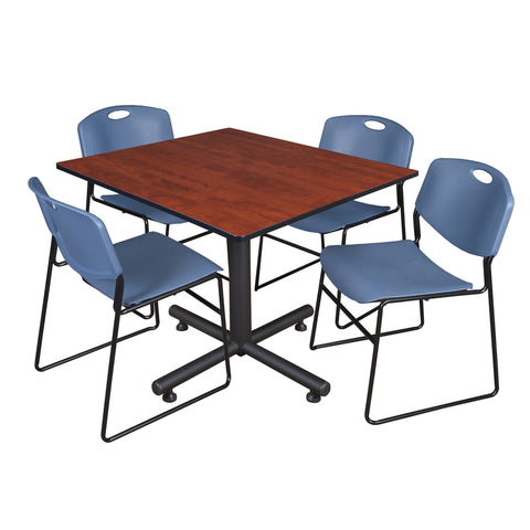 Cherry / Blue / 48 x 48 Square