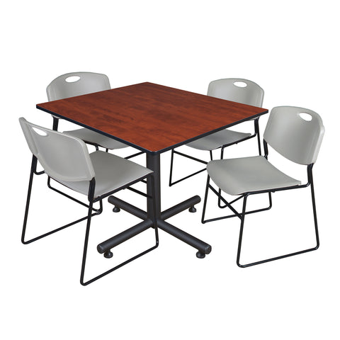 Cherry / Grey / 48 x 48 Square