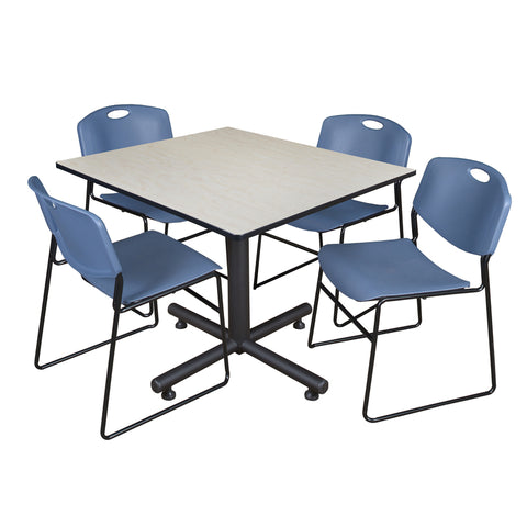 Maple / Blue / 48 x 48 Square