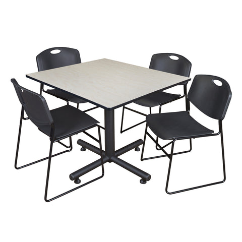 Maple / Black / 48 x 48 Square