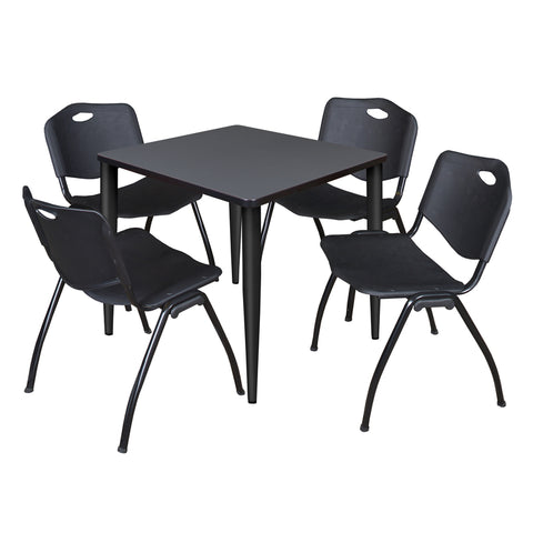 Grey / Black / Black / 30 x 30 Square