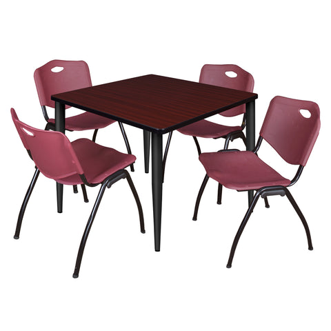 Black|Burgundy|Mahogany / 36 x 36 Square