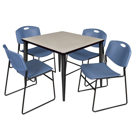 Black|Blue|Maple / 36 x 36 Square
