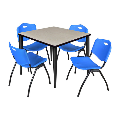Black|Blue|Maple / 36 x 36 Square
