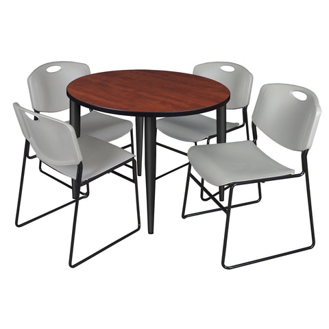 Black|Cherry|Grey / 36 x 36 Round