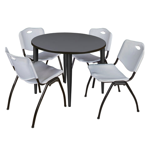 Grey / Black / Grey / 36 x 36 Round
