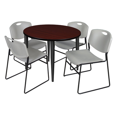Black|Grey|Mahogany / 36 x 36 Round