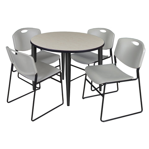 Black|Grey|Maple / 36 x 36 Round