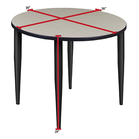 Black|Grey|Maple / 36 x 36 Round