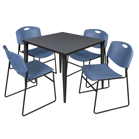 Black|Blue|Grey / 42 x 42 Square