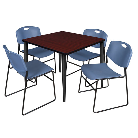 Black|Blue|Mahogany / 42 x 42 Square