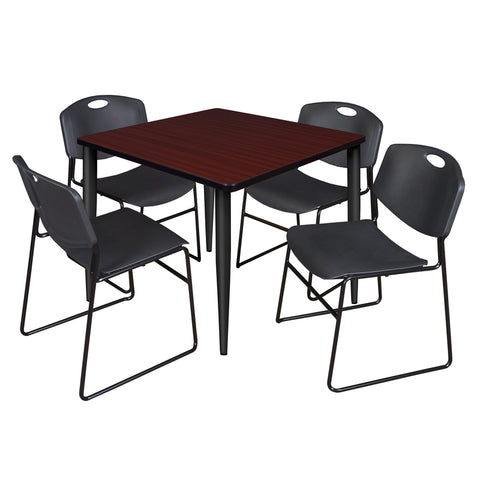 Black|Mahogany / 42 x 42 Square